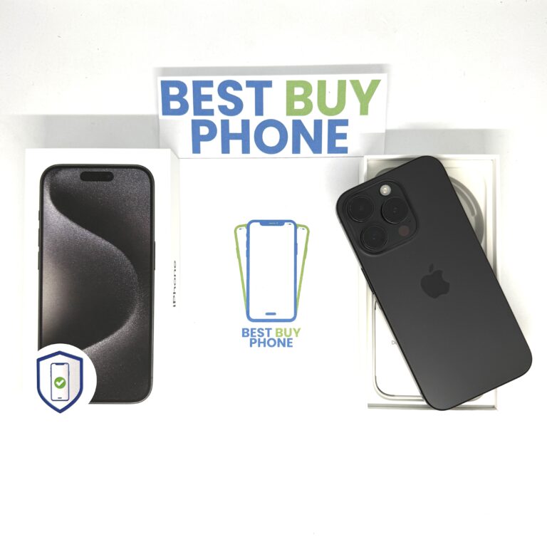 iPhone 15 Pro 128GB zwart /86% batt /krasvrij glas /garantie