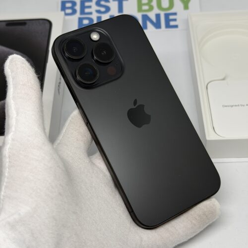 IMG_3269 iPhone 15 Pro 128GB zwart /86% batt /krasvrij glas /garantie