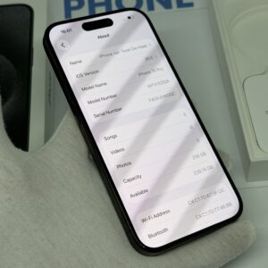iPhone 15 Pro 256GB zwart /90% batt /zeer net /garantie