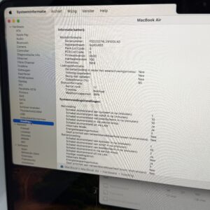 IMG_3337 3 MacBook Air M2 512GB blauw /krasvrij /99% batt /garantie