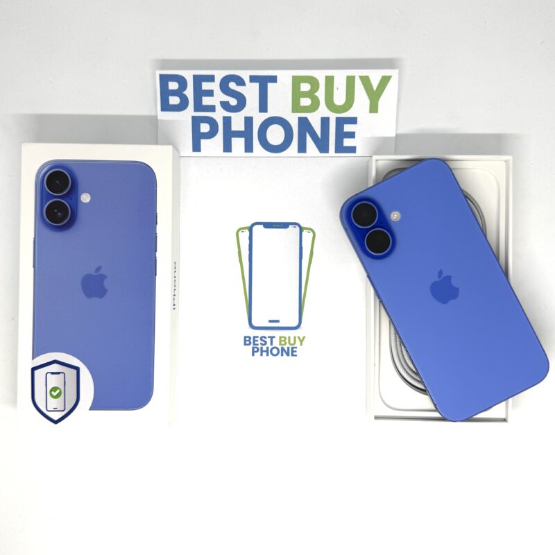 iPhone 16 128GB blauw /88% batt /licht gebruikt /garantie