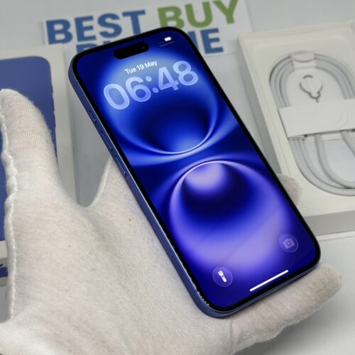 iPhone 16 128GB blauw /88% batt /licht gebruikt /garantie