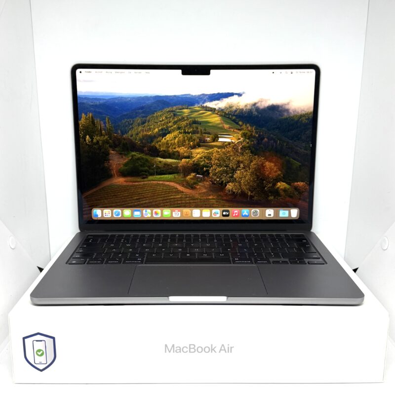 MacBook Air M2 512GB grijs /krasvrij /97% batt /garantie