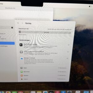 MacBook Air M2 512GB grijs /krasvrij /97% batt /garantie