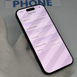 iPhone 16 Pro 256GB zwart /krasvrij scherm /94% batt /garantie