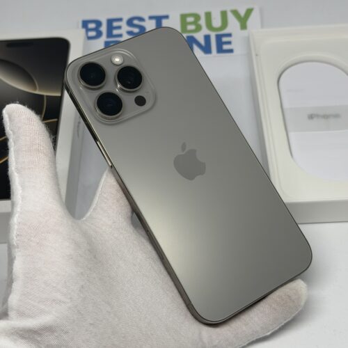 iPhone 16 Pro Max 256GB naturel /krasvrij /99% batt /garantie