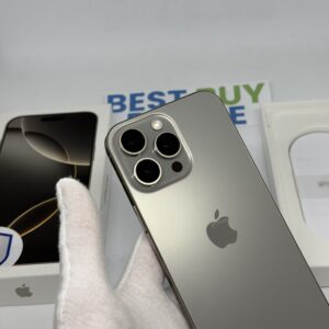 iPhone 16 Pro Max 256GB naturel /krasvrij /99% batt /garantie