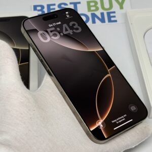 iPhone 16 Pro Max 256GB naturel /krasvrij /99% batt /garantie