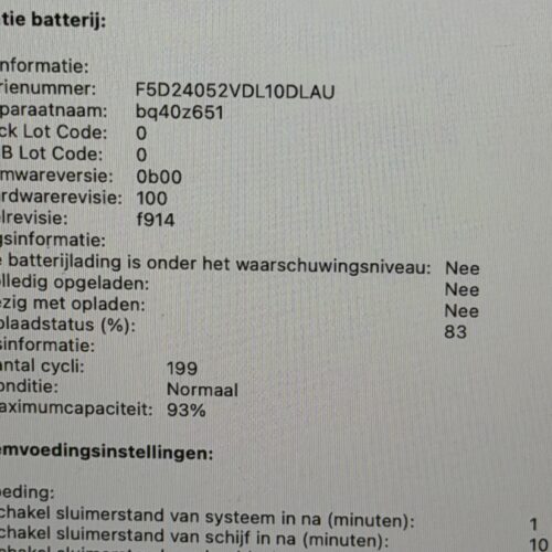 MacBook Air M2 256GB starlight /zeer net /93% batt /garantie