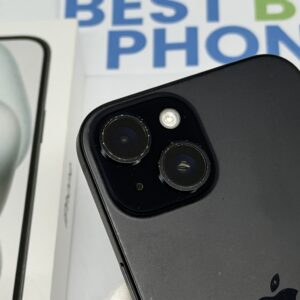 iPhone 15 256GB zwart /krasvrij scherm /100% batt /garantie