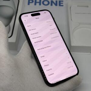iPhone 15 256GB zwart /krasvrij scherm /100% batt /garantie