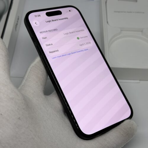 iPhone 15 256GB zwart /krasvrij scherm /100% batt /garantie