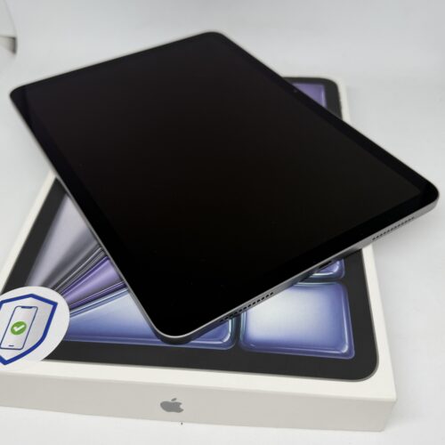 iPad Air 6e 11 inch M2 128GB grijs /krasvrij /100% batt /garantie
