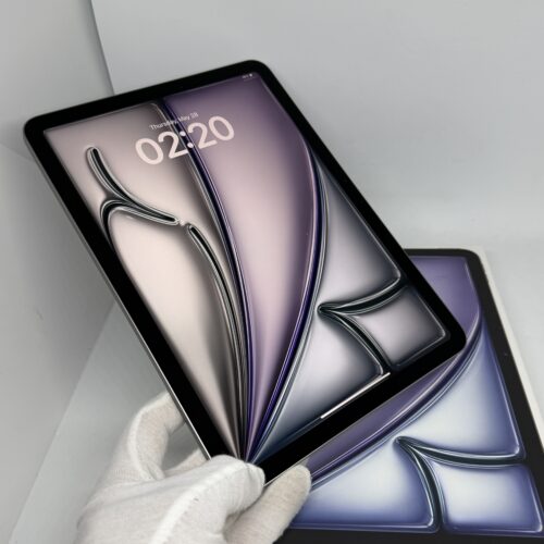 iPad Air 6e 11 inch M2 128GB grijs /krasvrij /100% batt /garantie