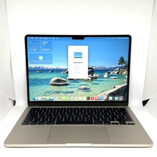 MacBook Air M3 256GB sterrenlicht /krasvrij /99% batt /garantie