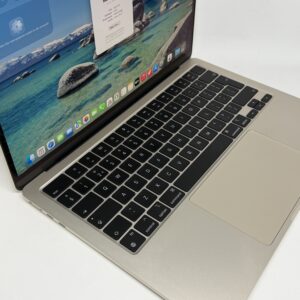 MacBook Air M3 256GB sterrenlicht /krasvrij /99% batt /garantie