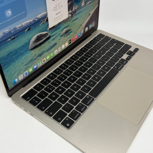 MacBook Air M3 256GB sterrenlicht /krasvrij /99% batt /garantie