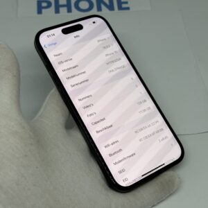 iPhone 15 128GB zwart /krasvrij /100% batt /garantie