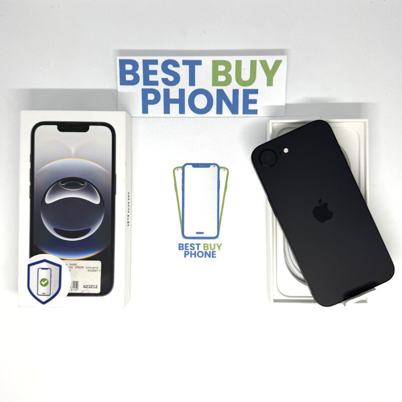 iPhone 16E 256GB zwart /ongebruikt + 12 maanden garantie