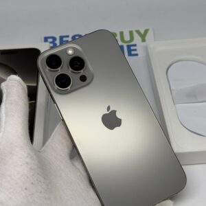iPhone 16 Pro Max 256GB grijs /krasvrij /90% batt /garantie