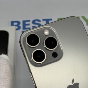 iPhone 16 Pro Max 256GB grijs /krasvrij /90% batt /garantie