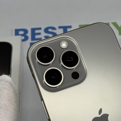 iPhone 16 Pro Max 256GB grijs /krasvrij /90% batt /garantie