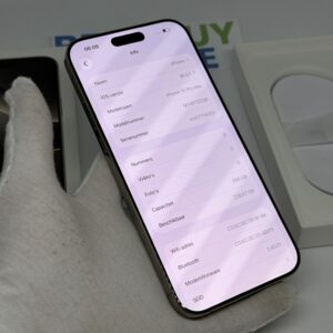 iPhone 16 Pro Max 256GB grijs /krasvrij /90% batt /garantie