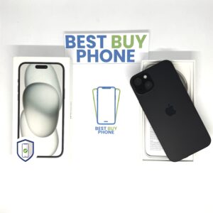 iPhone 15 Plus 128GB zwart /88% batt /krasvrij /garantie
