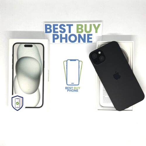 iPhone 15 Plus 128GB zwart /88% batt /krasvrij /garantie