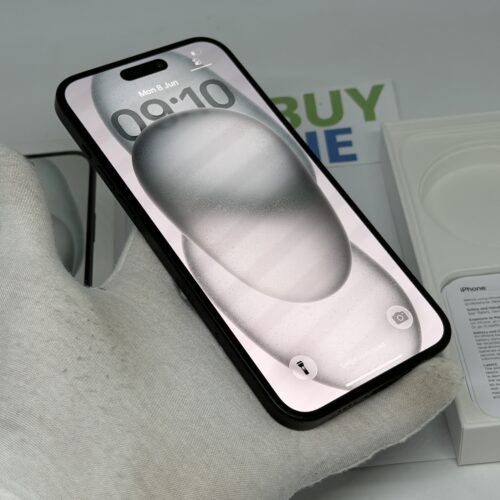 iPhone 15 Plus 128GB zwart /88% batt /krasvrij /garantie