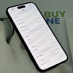 iPhone 15 Plus 128GB zwart /88% batt /krasvrij /garantie