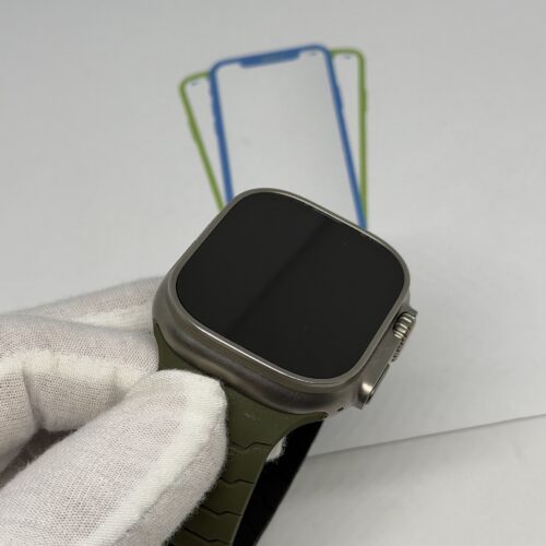 Apple watch ultra grijs /krasvrij /band naar keuze /garantie