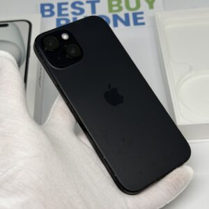 iPhone 15 256GB zwart /krasvrij scherm /87% batt /garantie