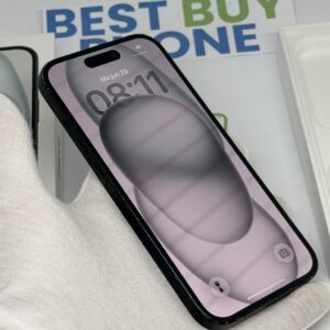iPhone 15 256GB zwart /krasvrij scherm /87% batt /garantie