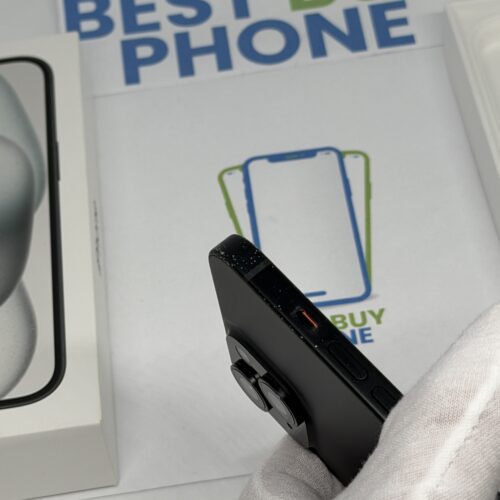 iPhone 15 256GB zwart /krasvrij scherm /87% batt /garantie