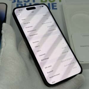 iPhone 14 Pro Max 512GB zwart /krasvrij /94% batt /garantie