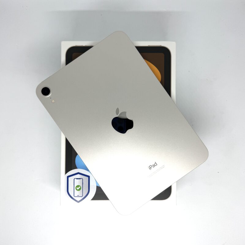 iPad mini 6e 64GB zilver /krasvrij /89% batt /garantie