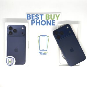 iPhone 17 Pro Max 256GB blauw /krasvrij scherm /100% batt /garantie