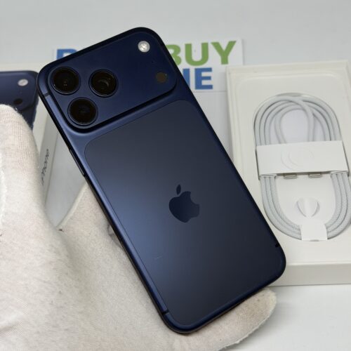 iPhone 17 Pro Max 256GB blauw /krasvrij scherm /100% batt /garantie