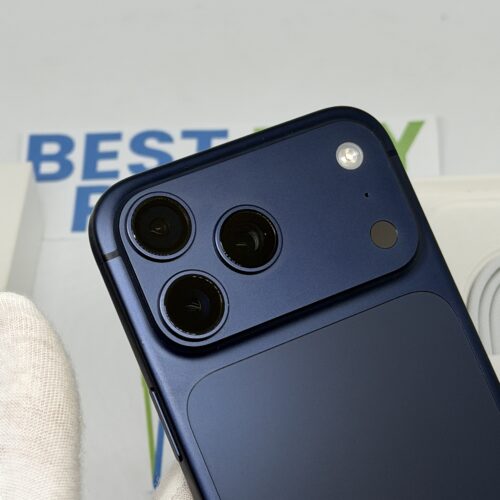 iPhone 17 Pro Max 256GB blauw /krasvrij scherm /100% batt /garantie
