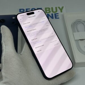 iPhone 17 Pro Max 256GB blauw /krasvrij scherm /100% batt /garantie