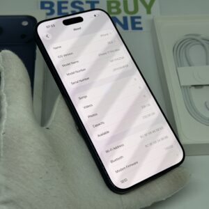 iPhone 17 Pro Max 256GB blauw /krasvrij scherm /100% batt /garantie