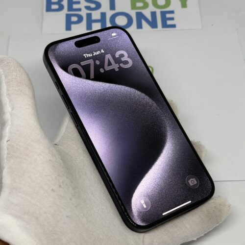 iPhone 15 Pro 128GB zwart /ongebruikt + 12 maanden garantie