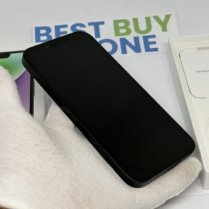 iPhone 14 128GB zwart /krasvrij glas /93% batt /garantie