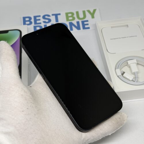 iPhone 14 128GB zwart /ongebruikt + 12 maanden garantie
