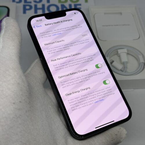 iPhone 14 128GB zwart /ongebruikt + 12 maanden garantie