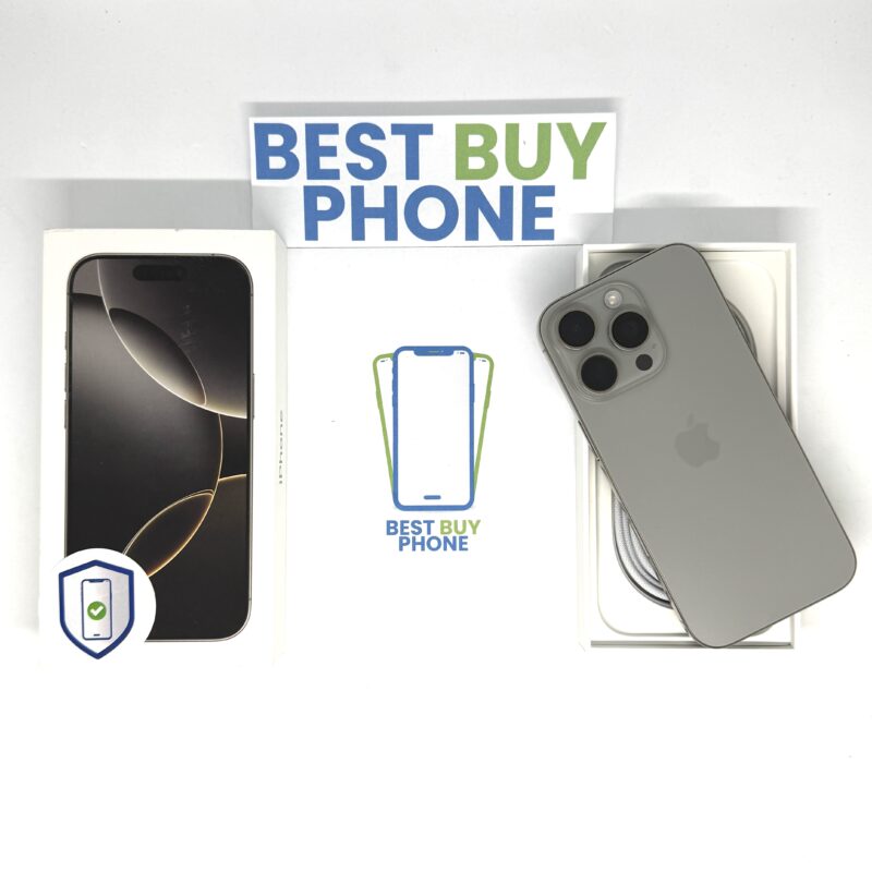 iPhone 16 Pro 256GB grijs /zeer net /100% batt /garantie