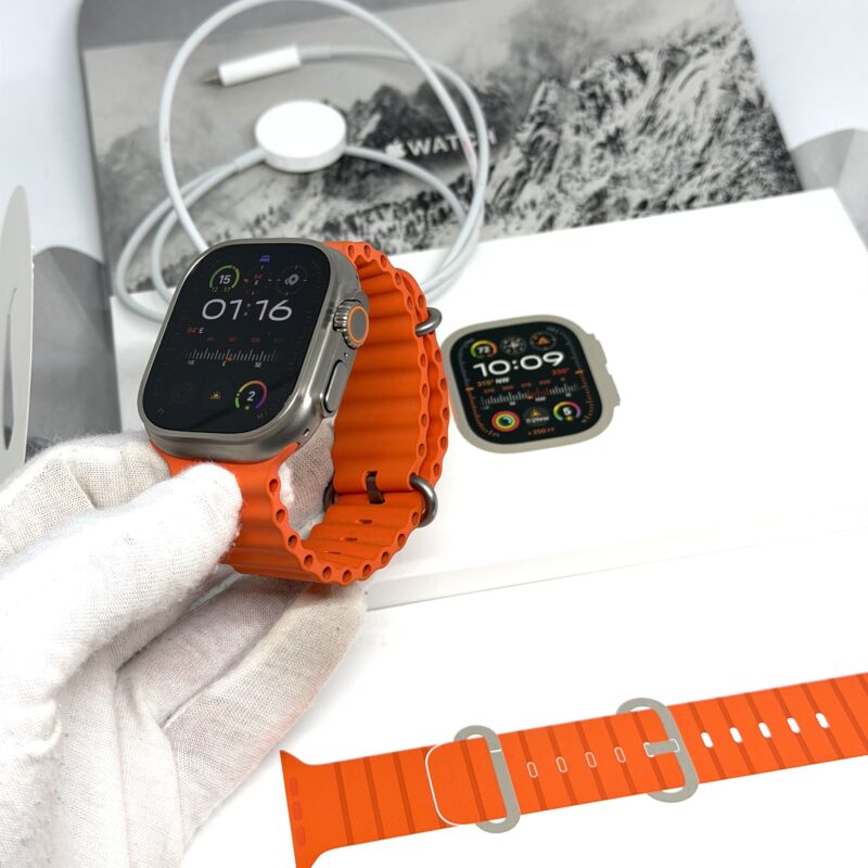 IMG_4309 2 Apple Watch Ultra 2 grijs /oceaan band /90% batt /garantie