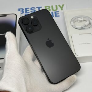 IMG_4330 2 iPhone 14 Pro Max 128GB zwart /krasvrij glas /86% batt /garantie