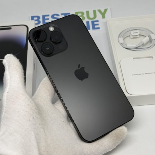 IMG_4331 2 iPhone 14 Pro Max 128GB zwart /krasvrij glas /86% batt /garantie